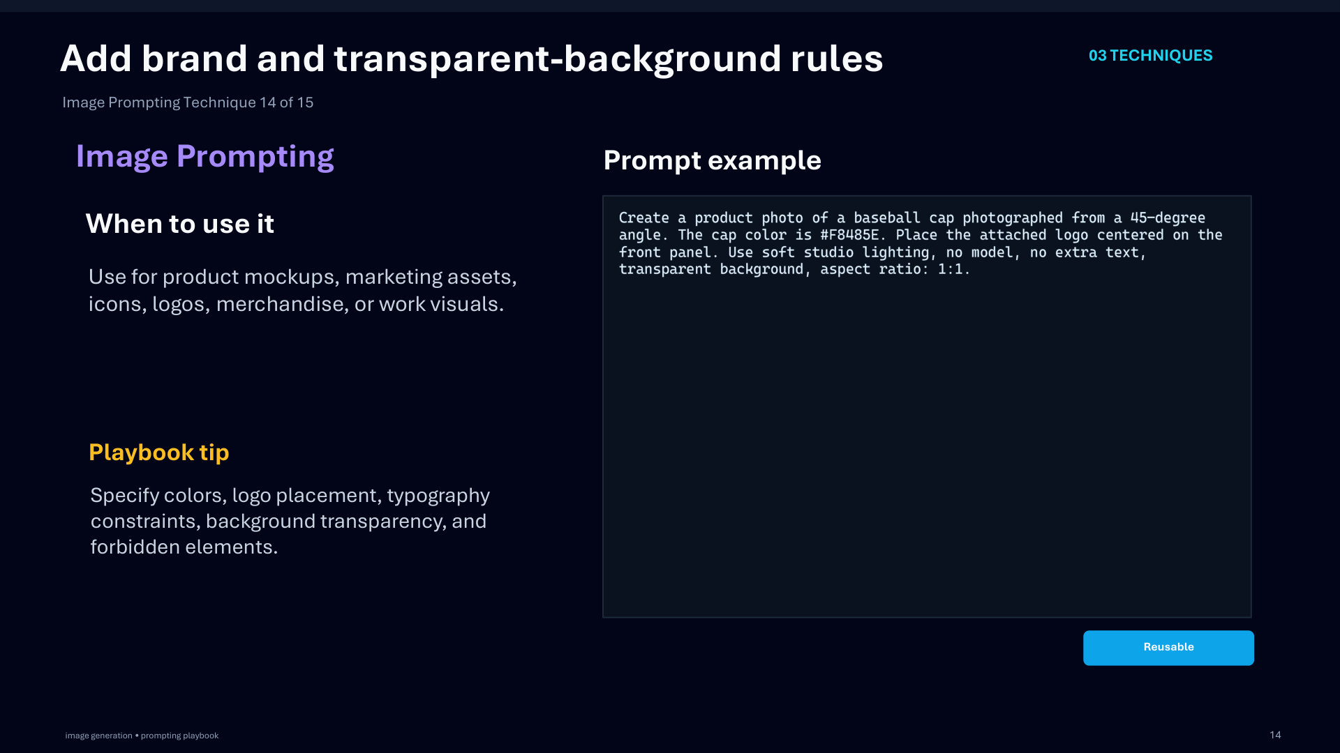 Page 45: Add brand and transparent-background rules